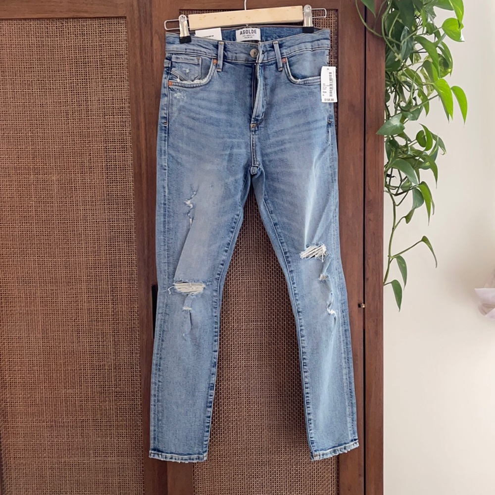Agolde Sophie high rise skinny crop size 25